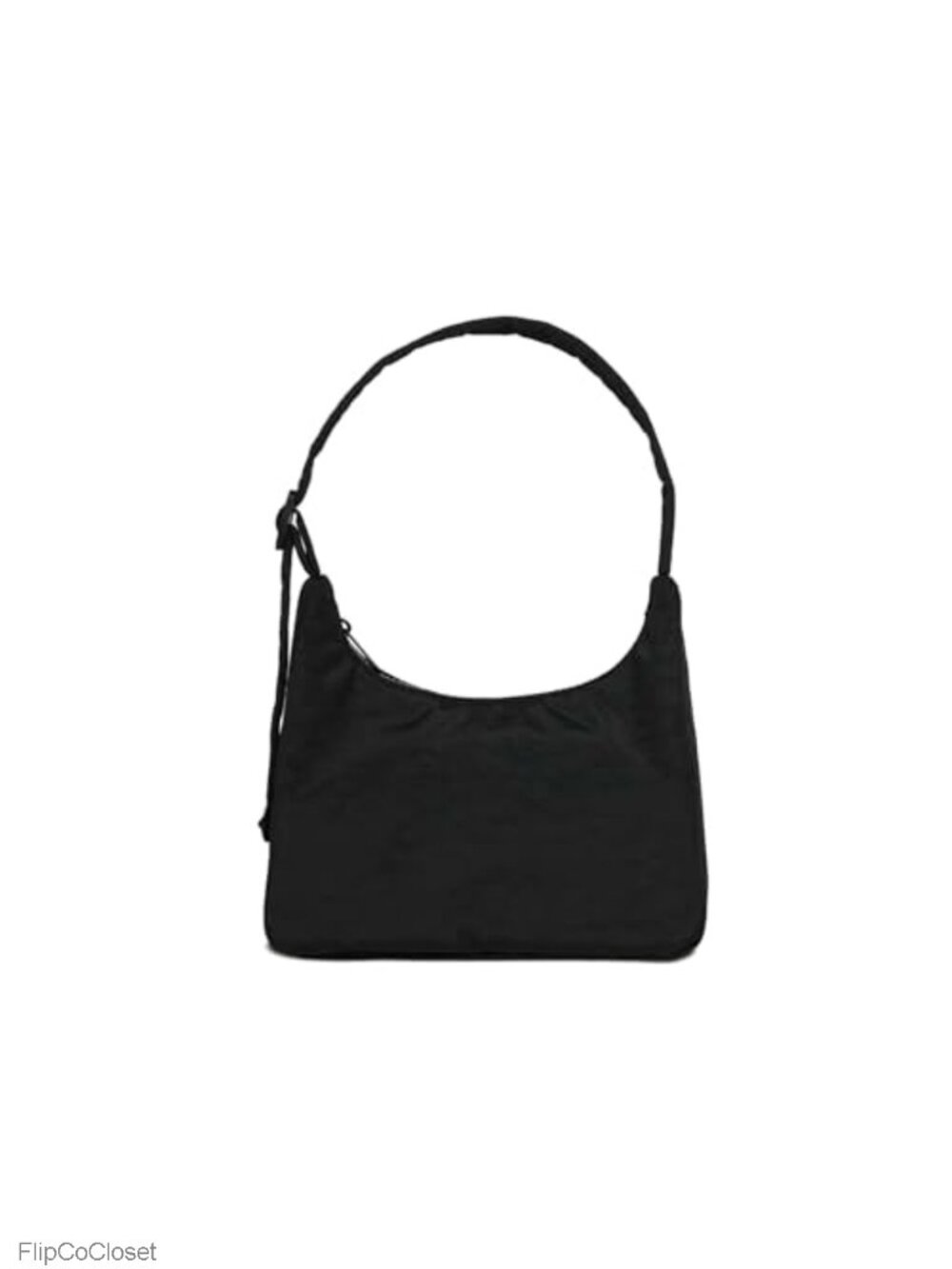 Nylon Shoulder Bag Adjustable Quilted Strap Structured Slouchy